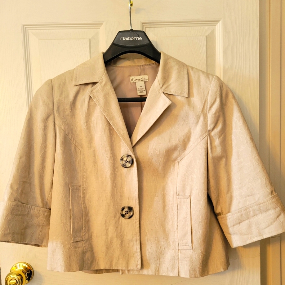 2 piece set sleeveless shirt and jacket